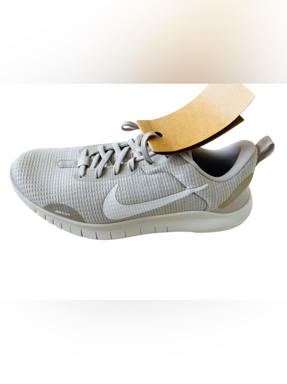 Nike women’s Flex Experience RN 12 Light Gray Knit Casual Sneakers szie 9